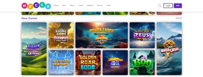 Mecca Bingo: Exciting Online Game Selection